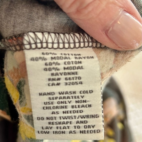 Kimchi Blue Top Tank Grey with Pink Cream Floral Overlay Urban Outfitters Medium - Picture 16 of 16